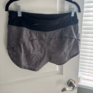 Women's Black and Gray Shorts lululemon